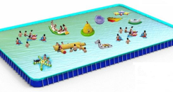 支架泳池 可移动游泳池 拆装游泳池